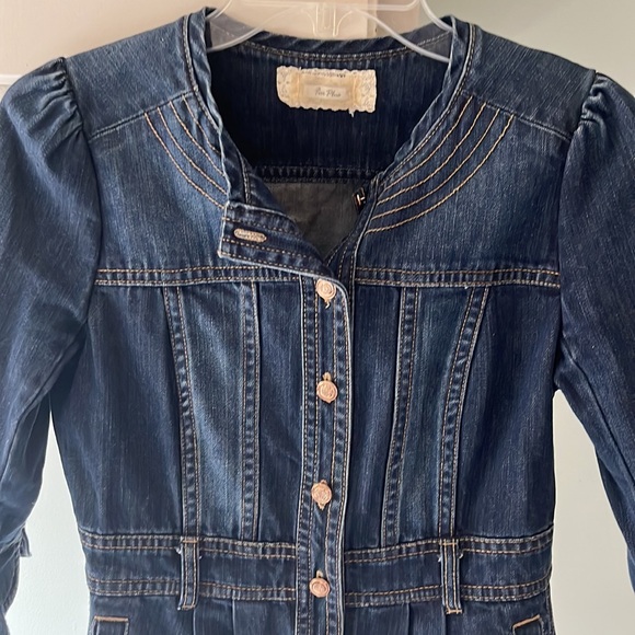 Five Plus Denim Button Up Dressl - Picture 3 of 15